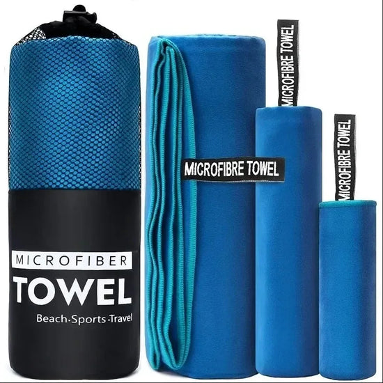 Serviette de Sport Microfibre Séchage Rapide – 40x80 / 80x160 cm